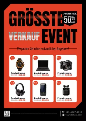 red bold sale promotion