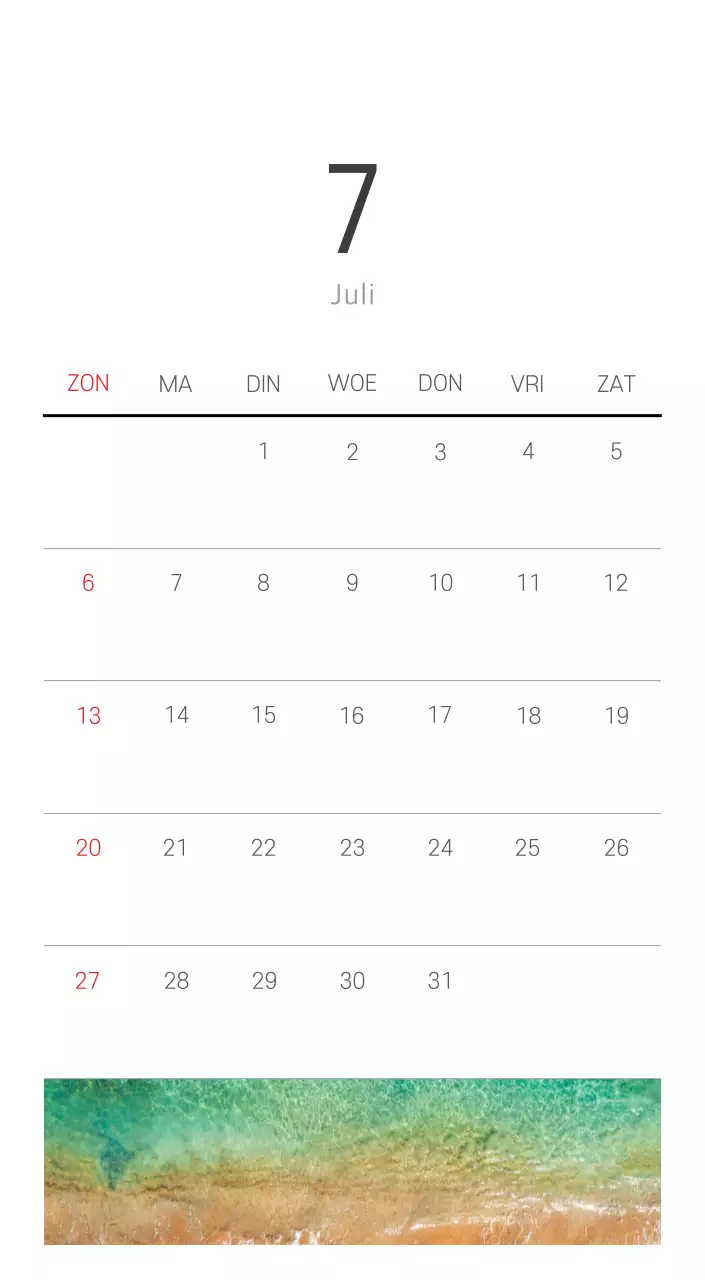 Witte schone botanische natuurkalender