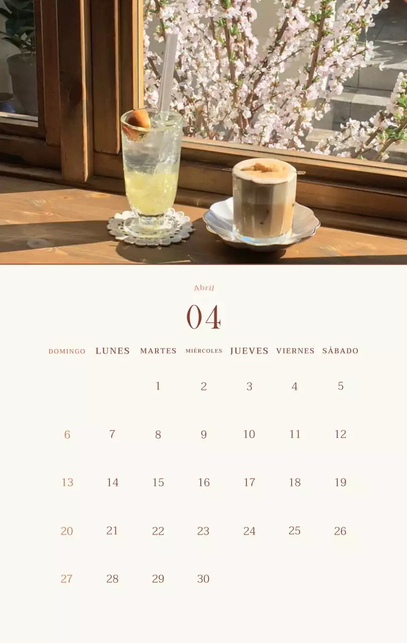 Promover Beige Vintage Cafe