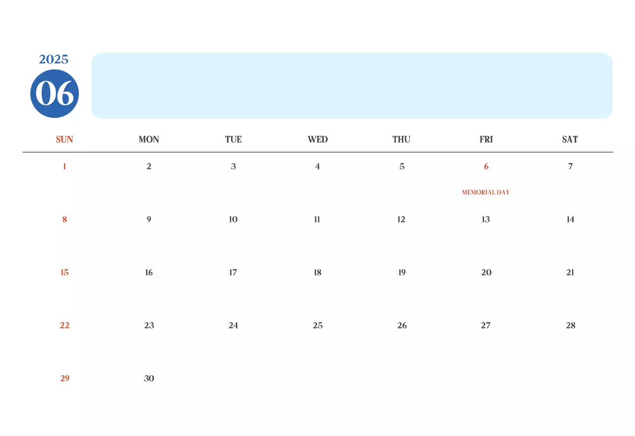 Kalender Rumah Sakit Modern Biru