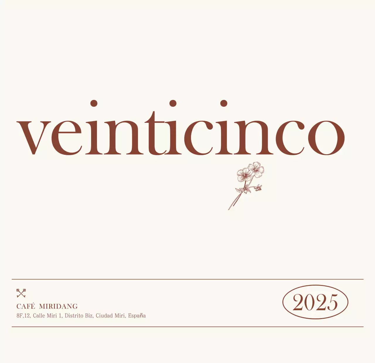 Promover Beige Vintage Cafe