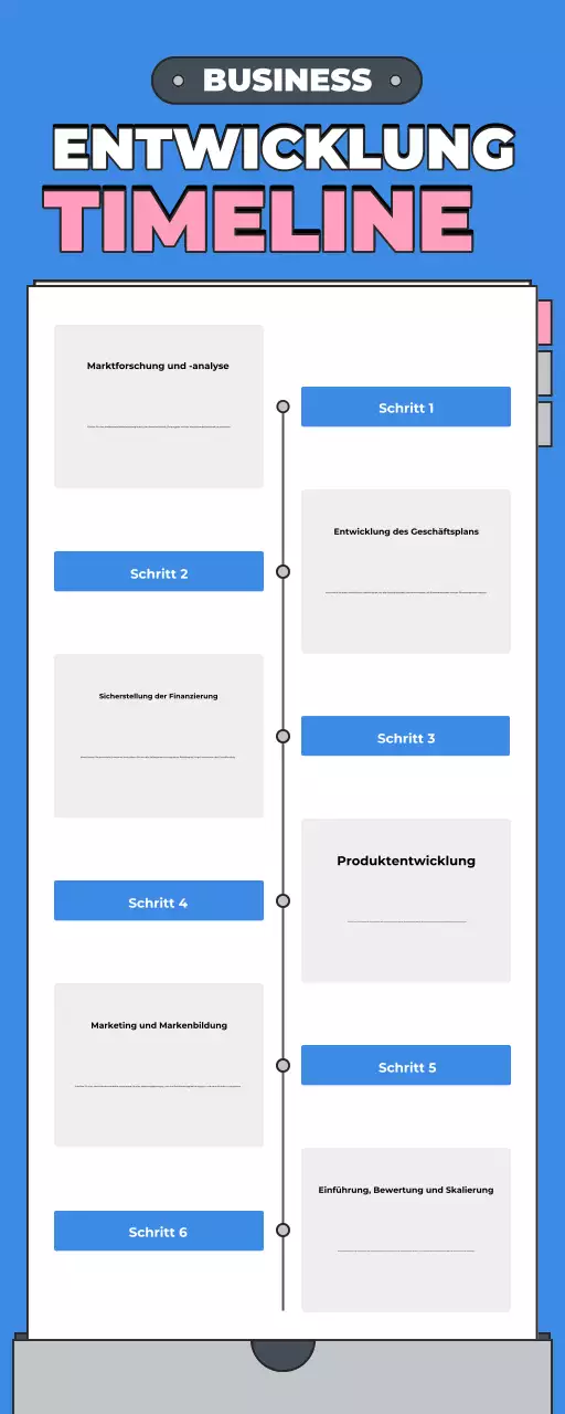 blue modern business guide