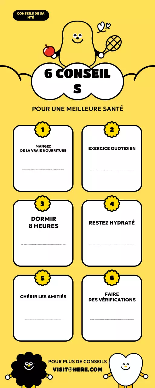 guide jaune simple pour un mode de vie sain