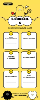 guide jaune simple pour un mode de vie sain