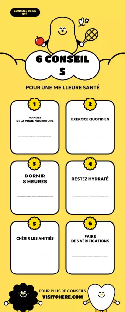 guide jaune simple pour un mode de vie sain