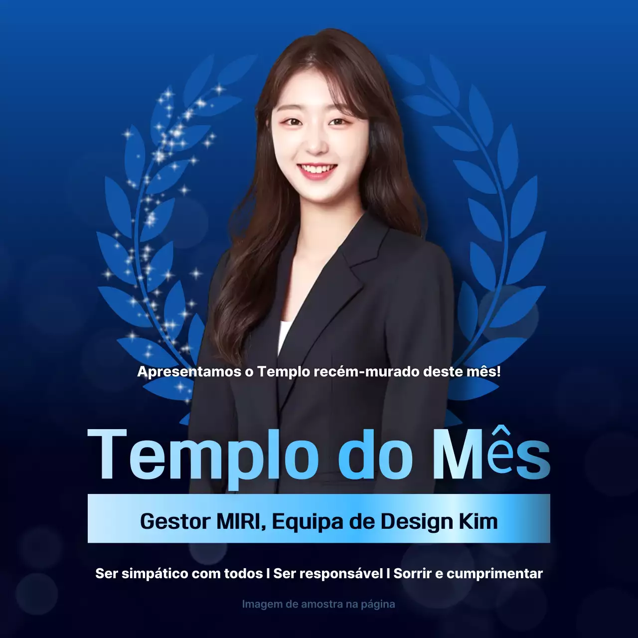 Eventos do Dia Azul do Local de Trabalho Moderno