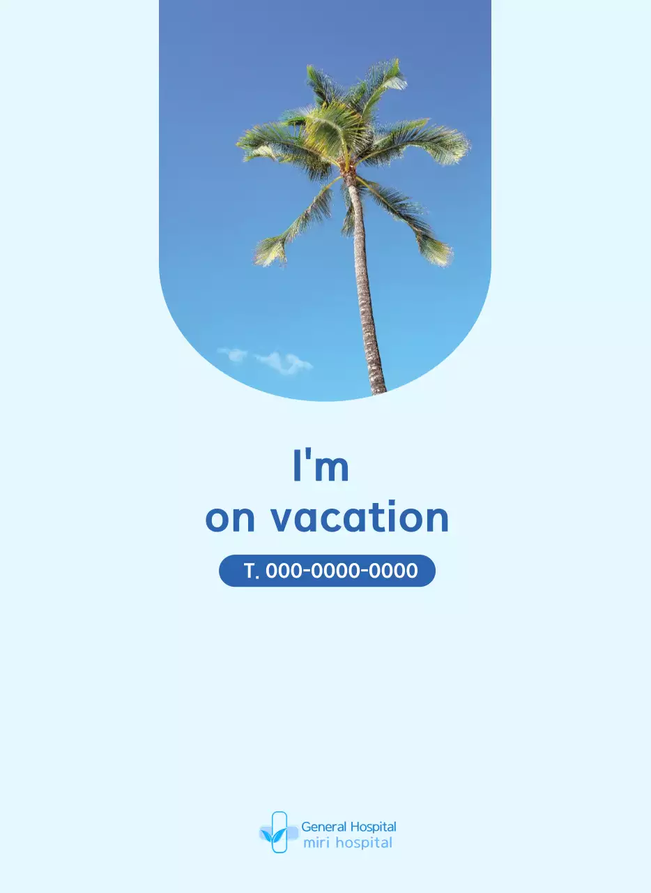 Kalender Rumah Sakit Modern Biru