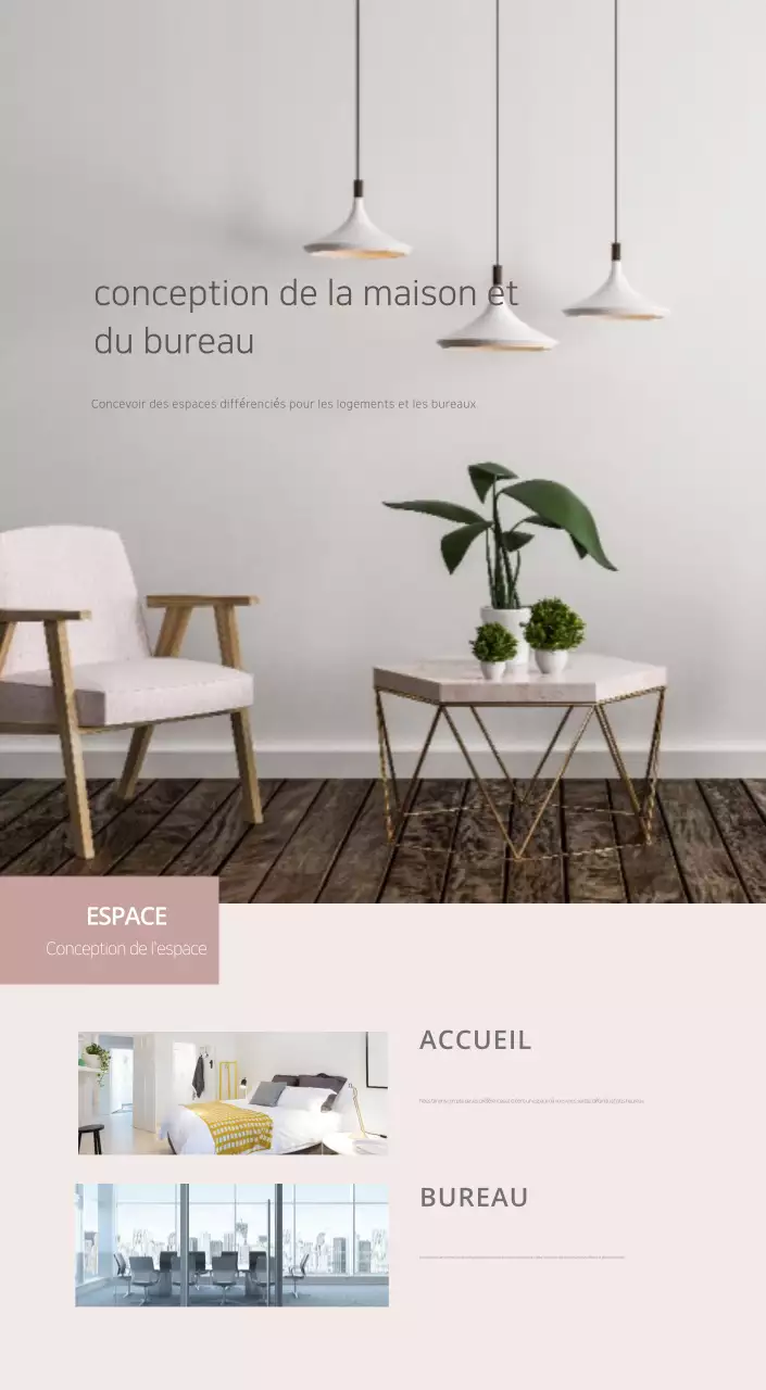 Calendrier intérieur minimaliste beige