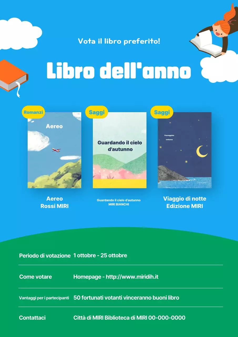 Eventi di lettura Blue Cosy