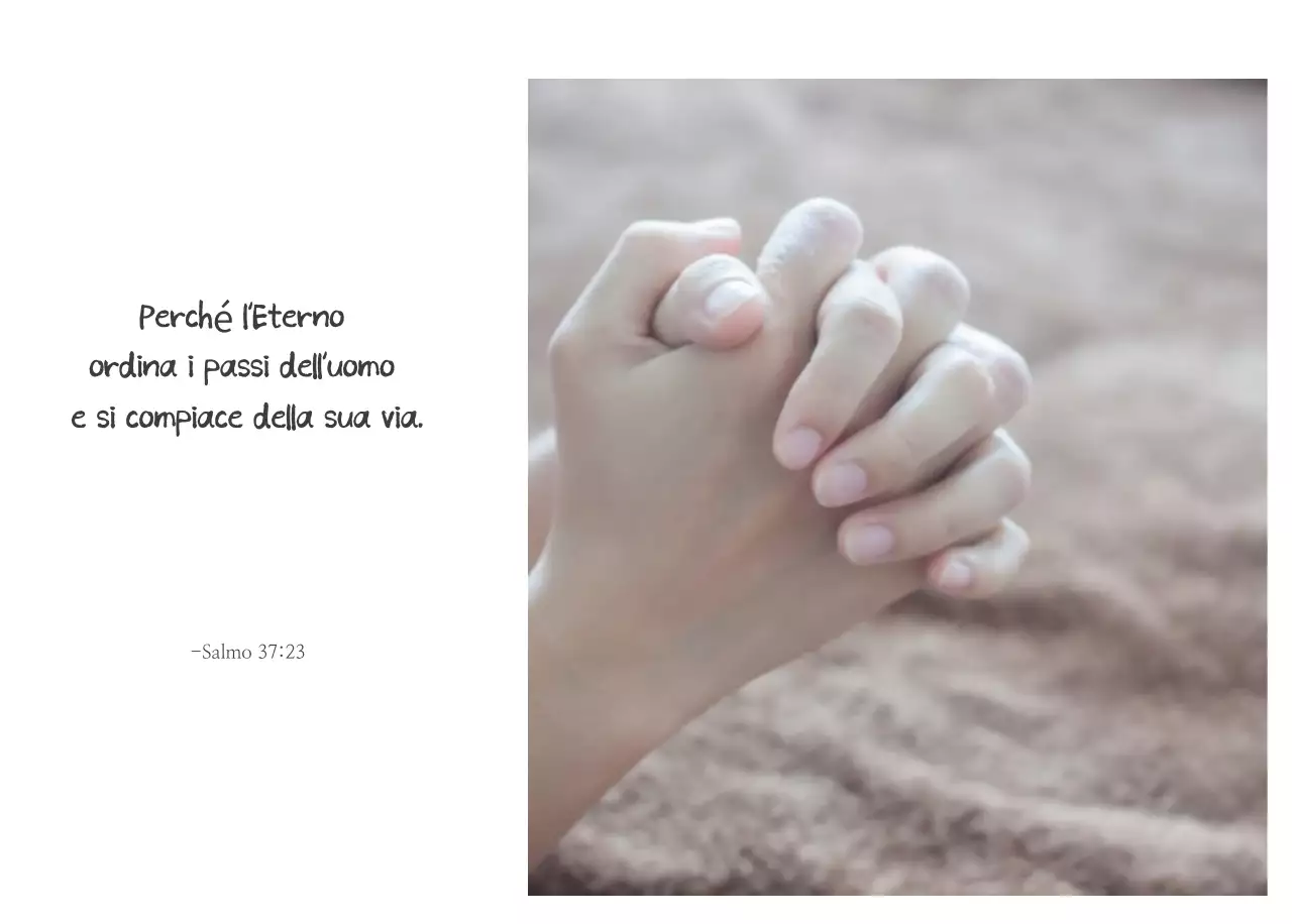 Promozione della chiesa biblica in calligrafia semplice