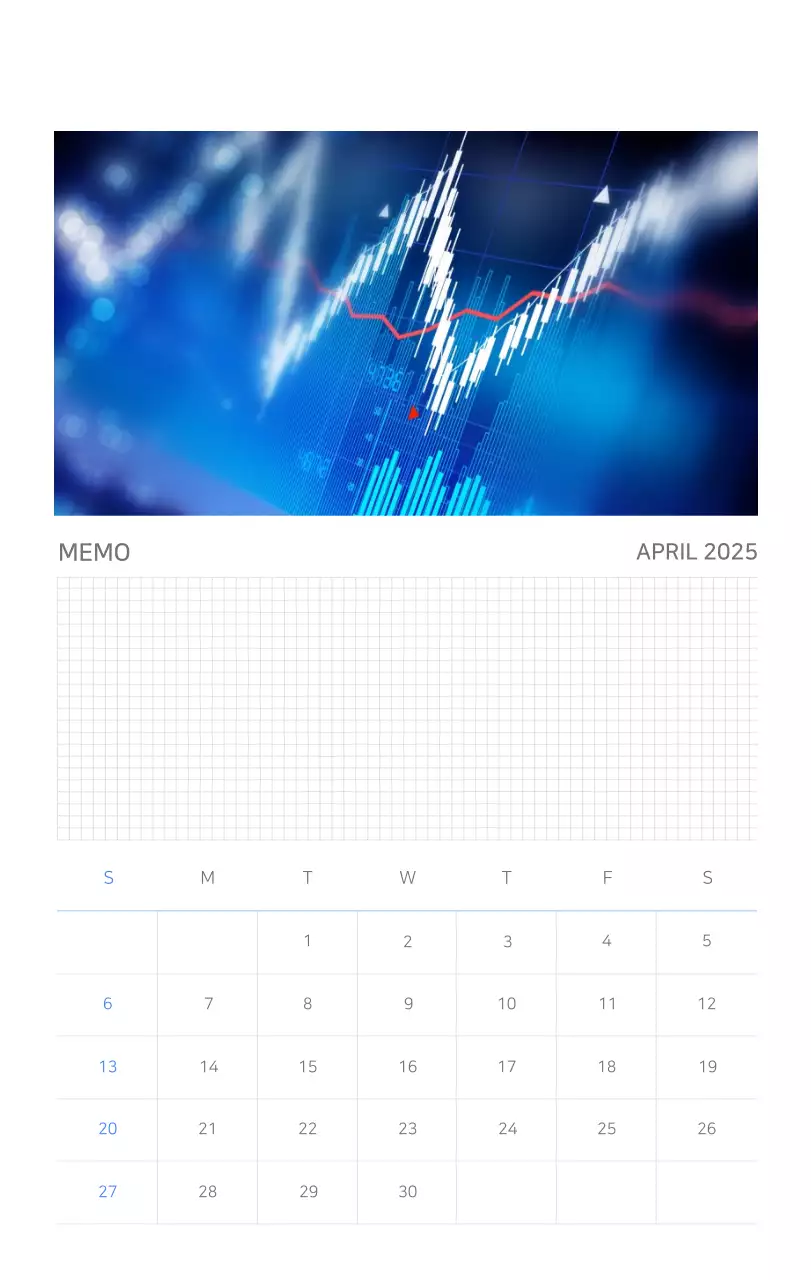 Blauwe moderne kalender bedrijfspromoties