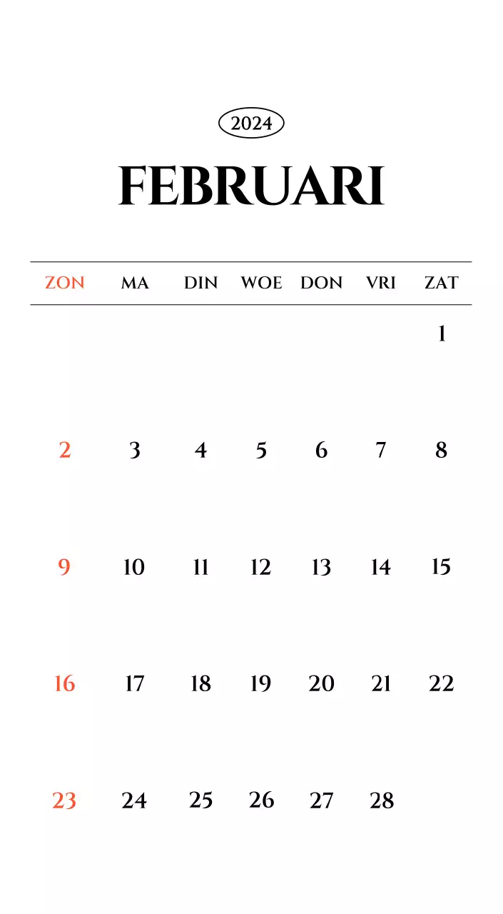 Eenvoudige kalender met zwart-wit emotionele reisfotografie concept