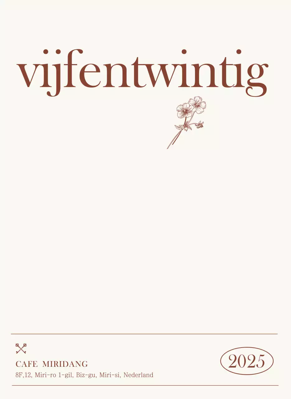 Promote Beige Vintage Café