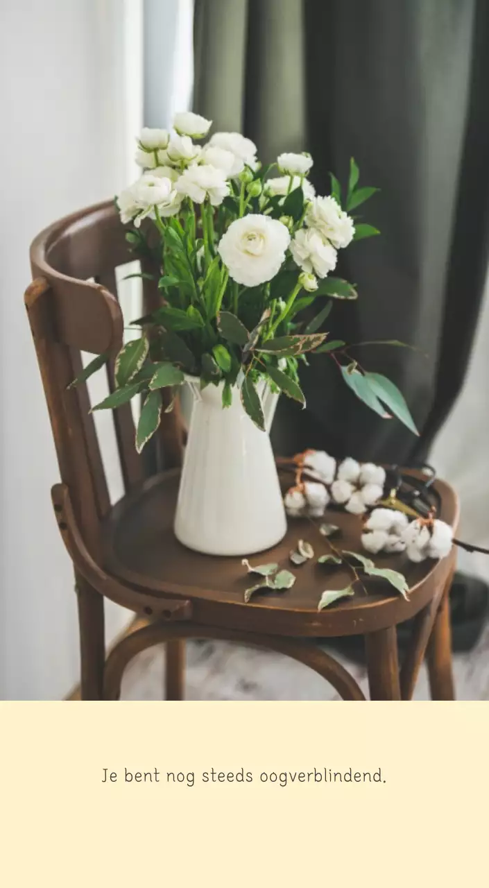 Witte schone botanische natuurkalender