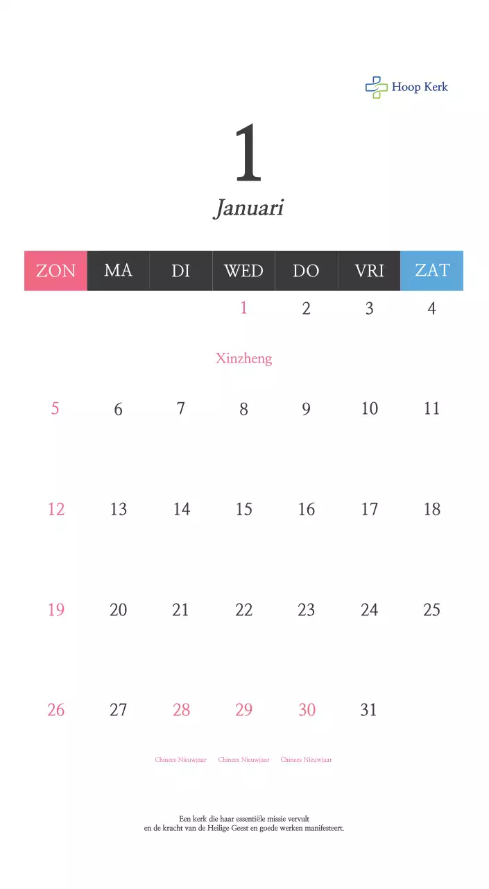 Eenvoudige kalligrafie Bijbel Kerk Promotie