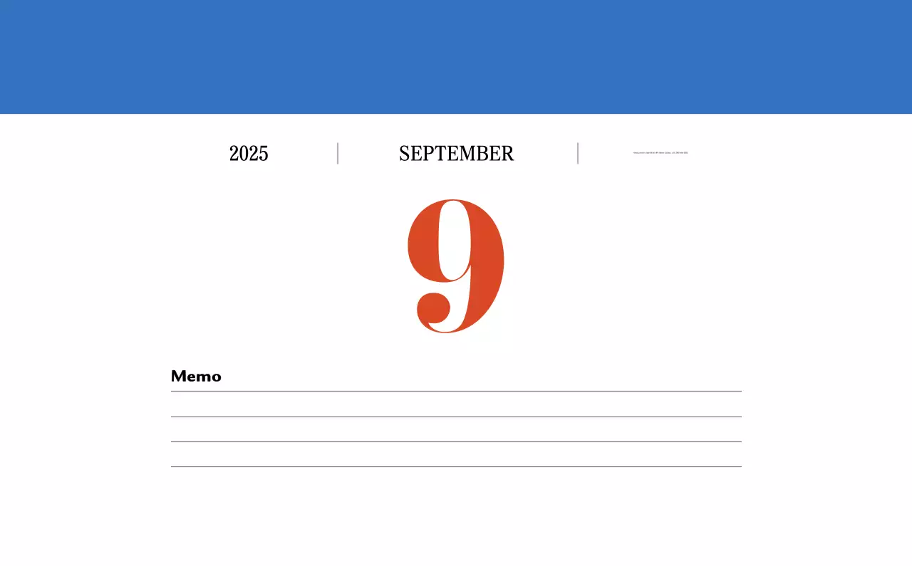 Retro-Konzept Erinnerungskalender in rot