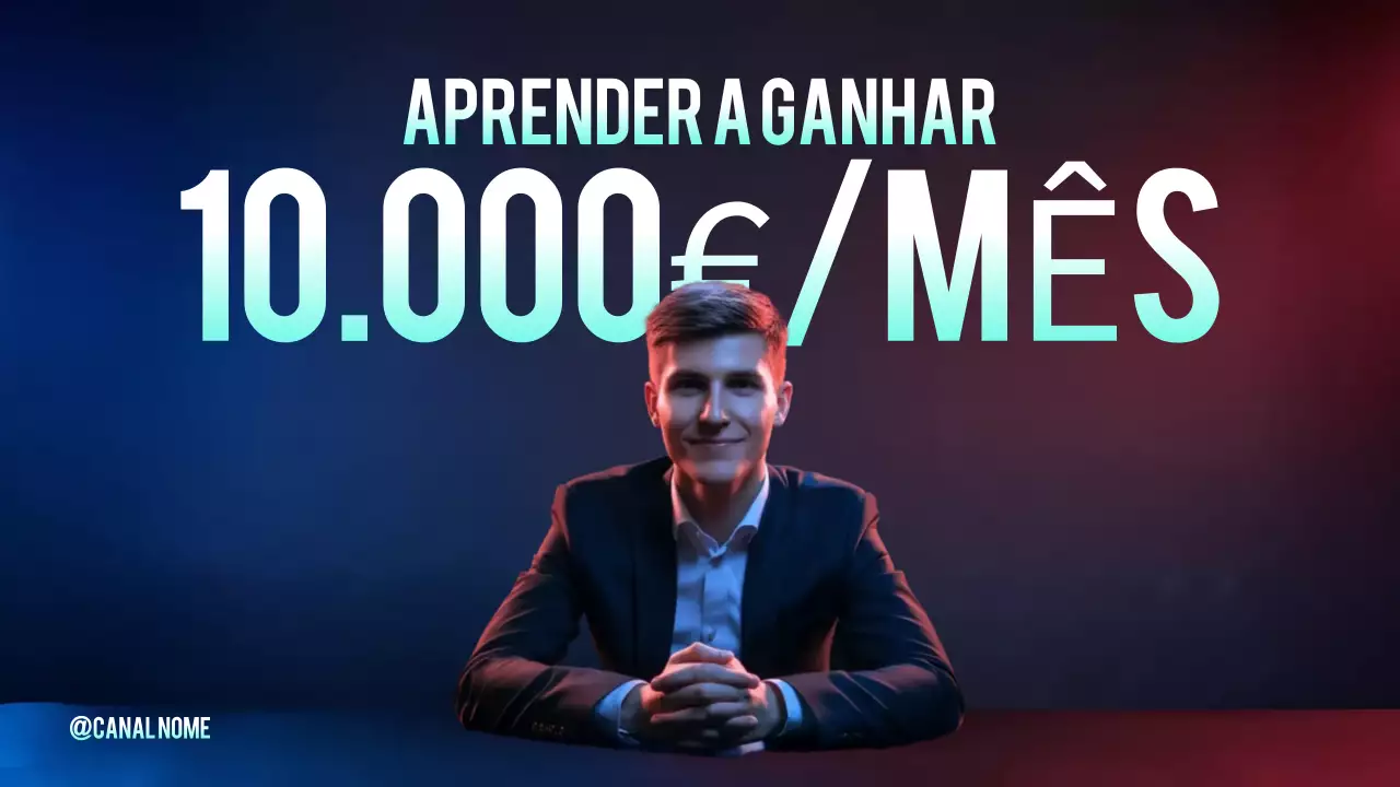 promoção financeira blue modern