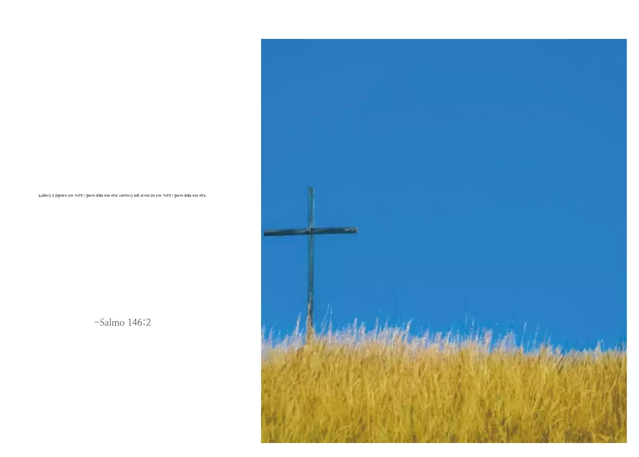 Promozione della chiesa biblica in calligrafia semplice