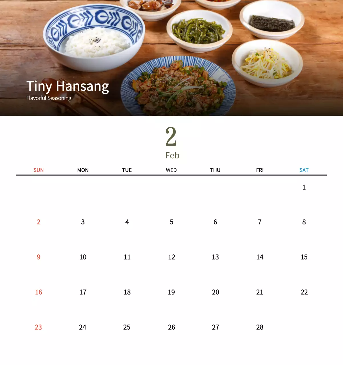Kalender Makanan Tradisional Krem