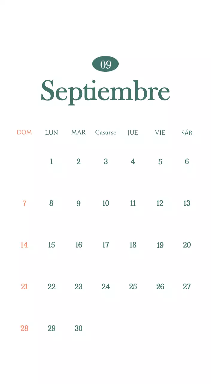 Un moderno calendario de cafeterías con recomendaciones para la bebida del mes