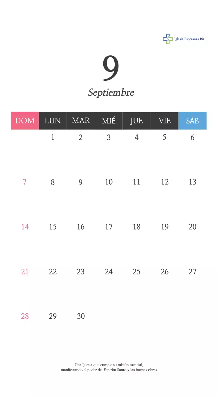 Caligrafía sencilla Promoción de la Biblia en la Iglesia