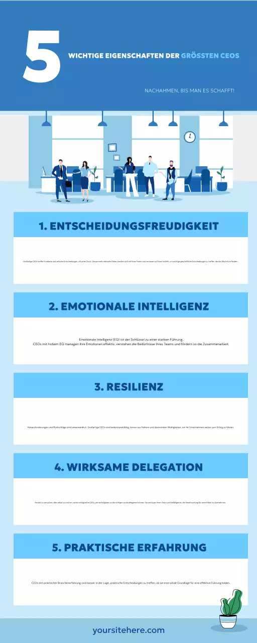 blue modern leadership guide