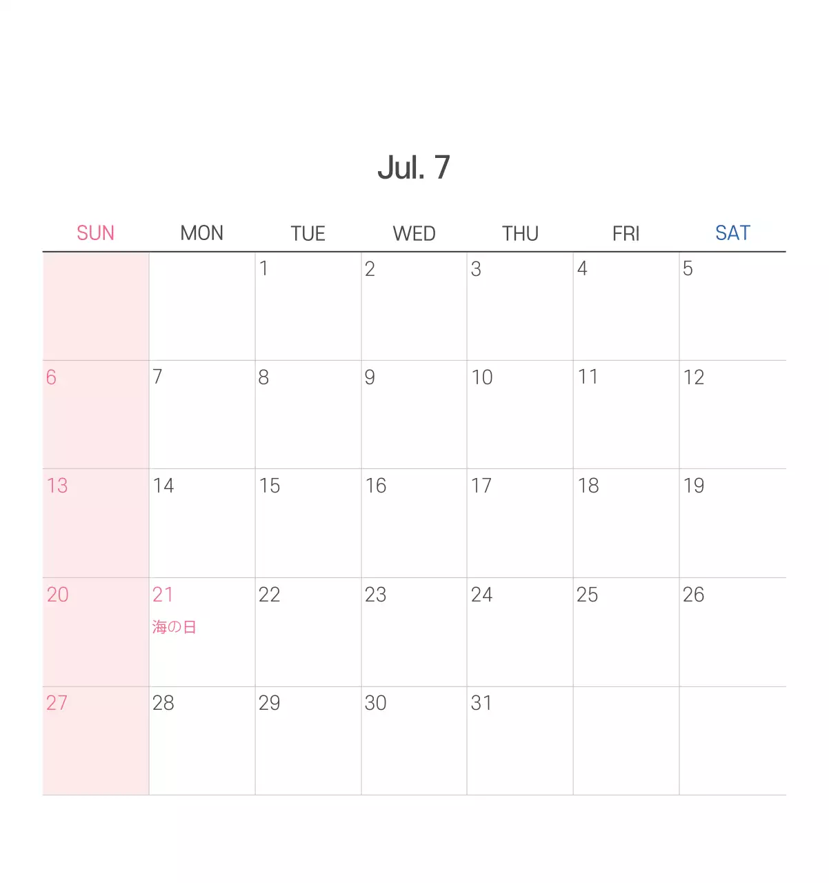 パステル調のすっきりとしたイラストの教会