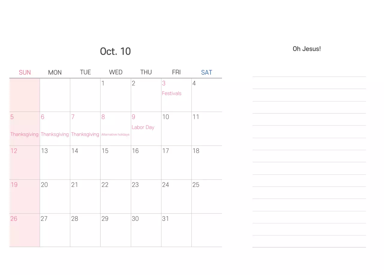 Gereja ilustrasi pastel yang bersih