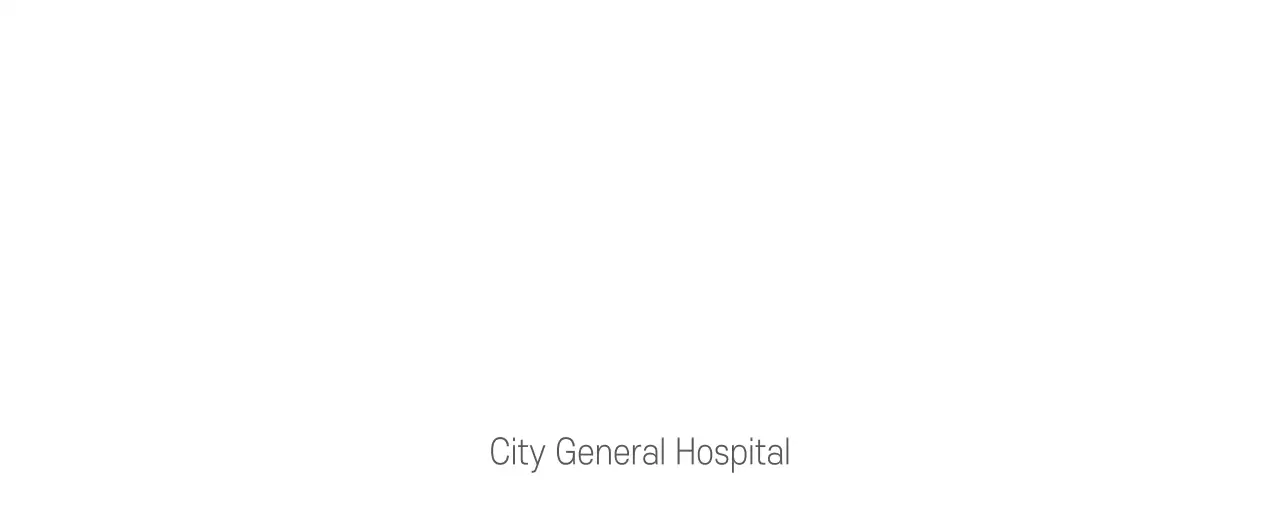 Navy White Simple Hospital Promotional Calendar