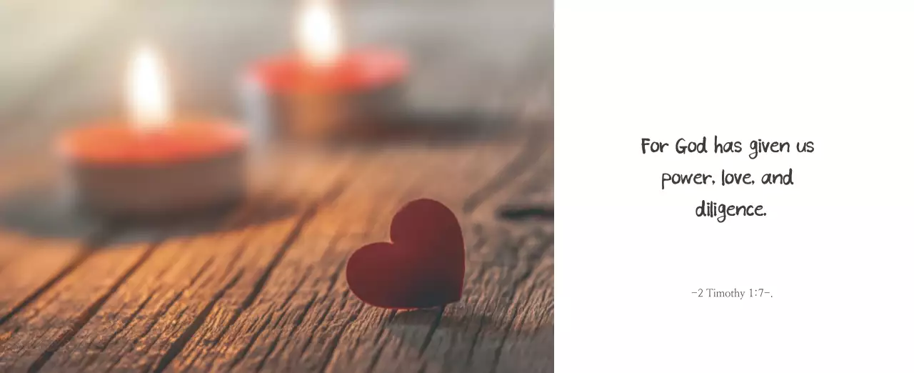 Promote a simple calligraphy Bible Church