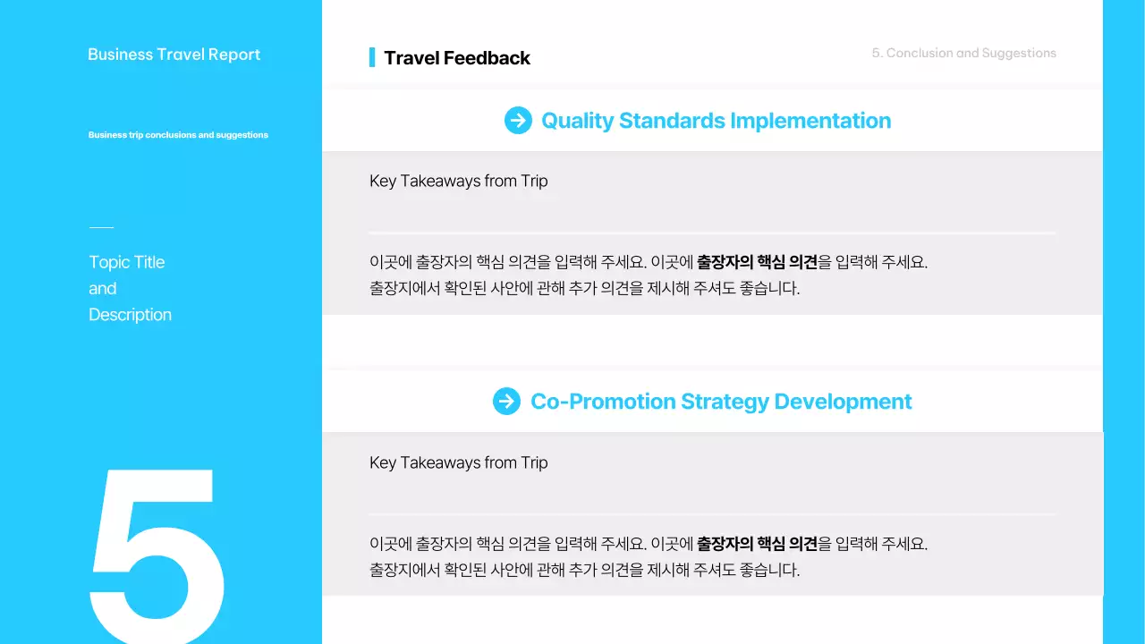 Blue Modern Travel Guide Presentation