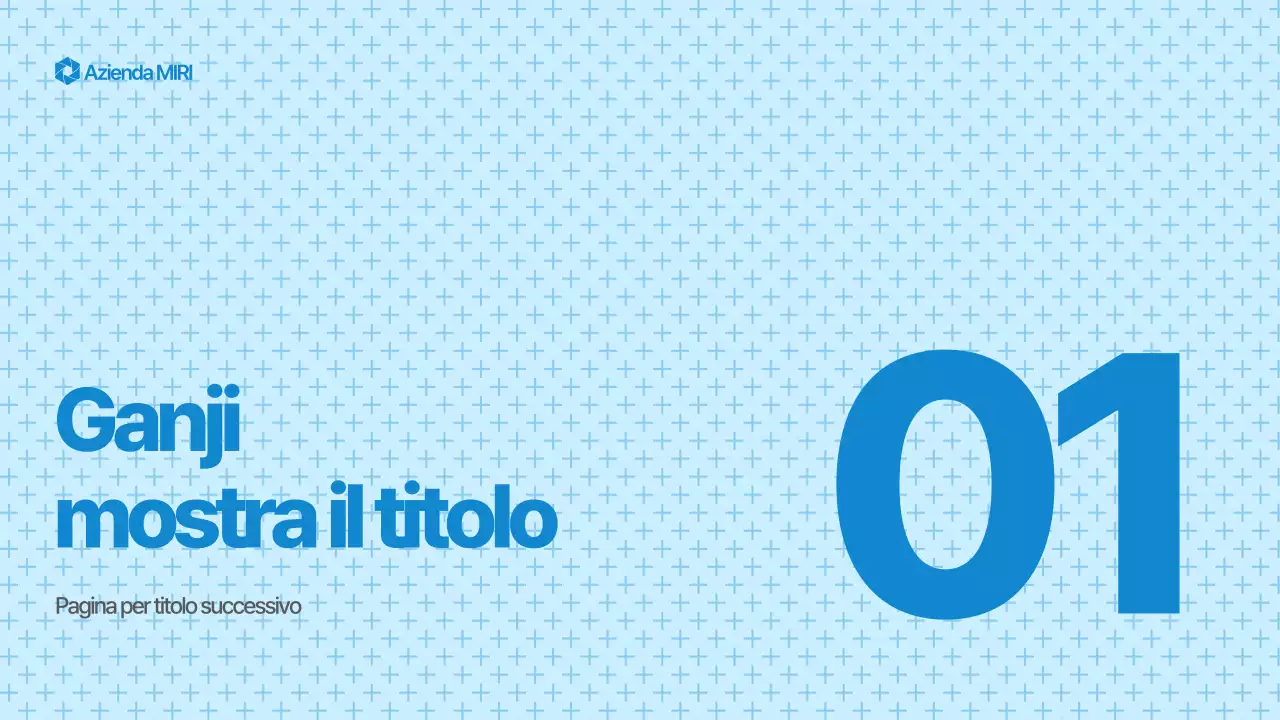 Annunci di presentazione moderni blu