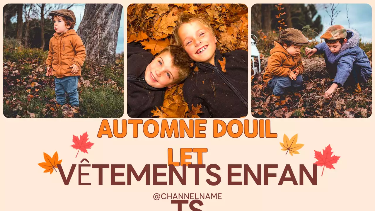 Orange Rustic Kids Promotion