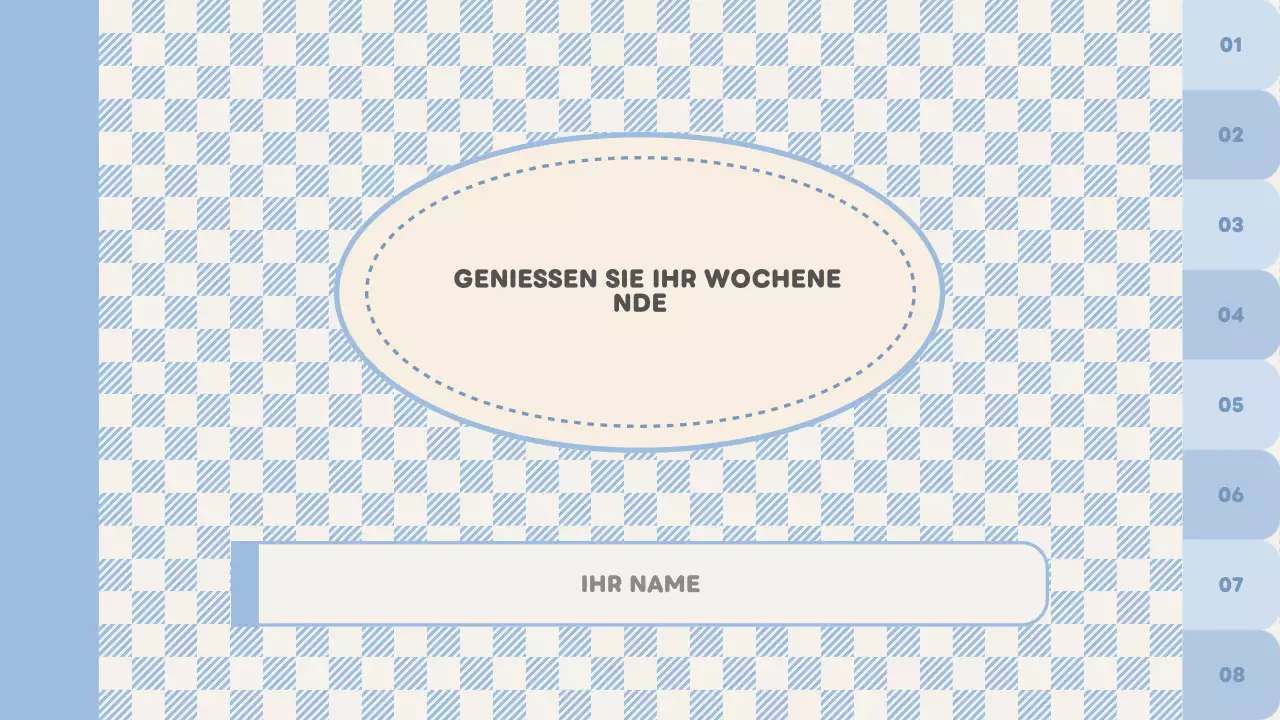 blauer einfarbiger Klassenplaner