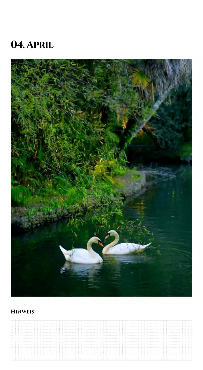 Einfacher Kalender mit schwarzer und weißer emotionaler Reisefotografie Konzept
