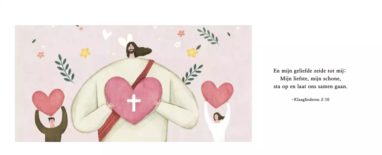 Pastel schone illustratie kerk