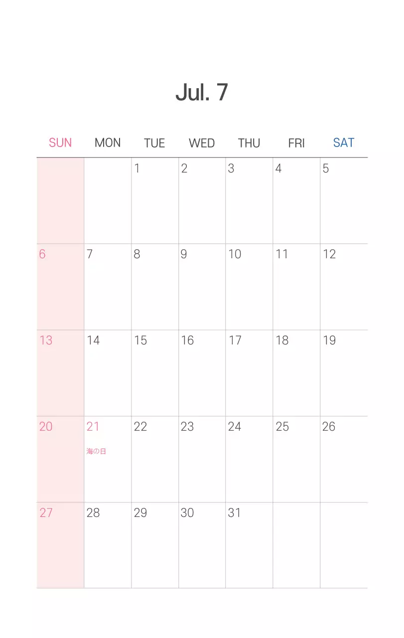 パステル調のすっきりとしたイラストの教会