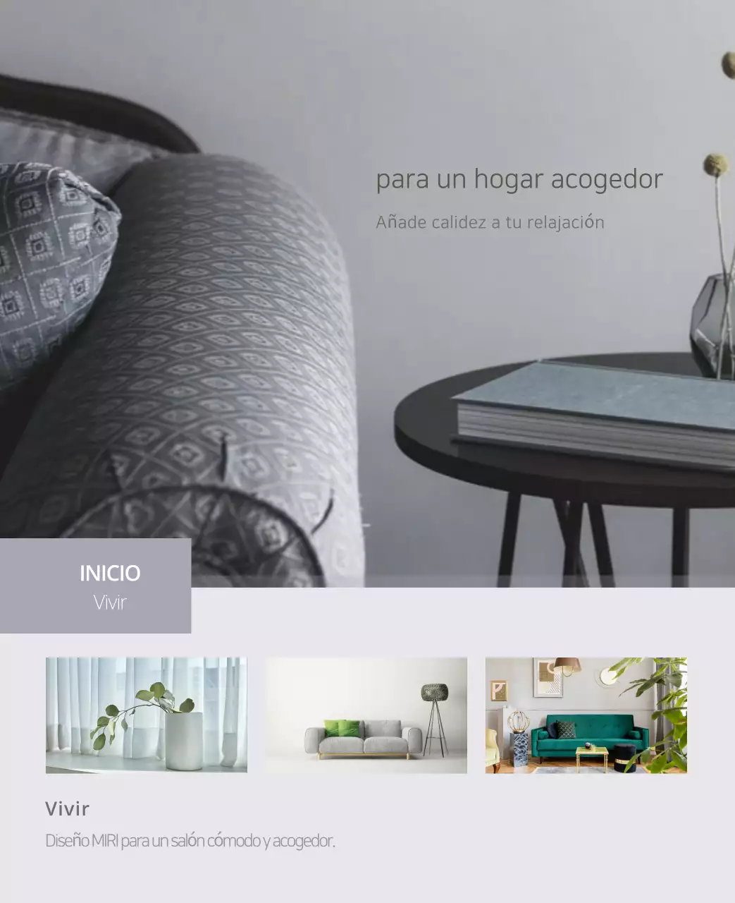 Calendario interior minimalista beige