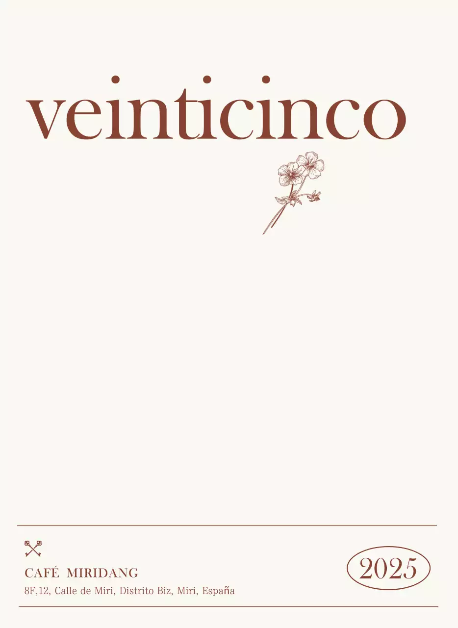 Promover Beige Vintage Cafe