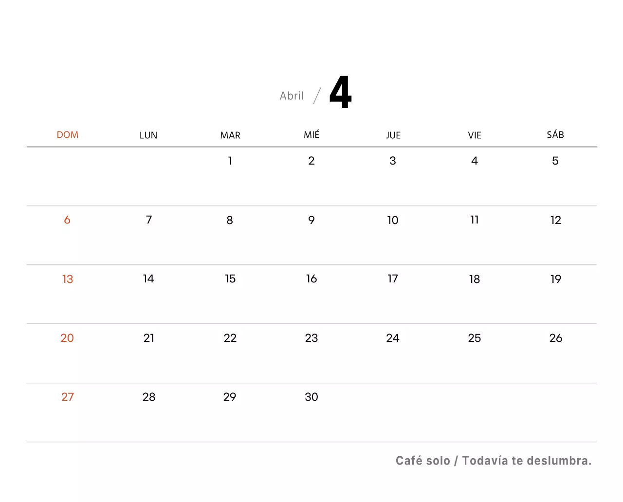 Un café sentimental blanco y marrón