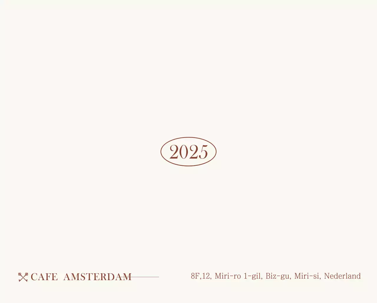 Promote Beige Vintage Café