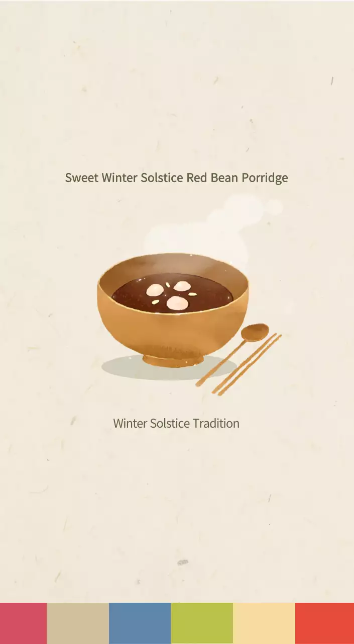 Beige Traditional Food Calendar