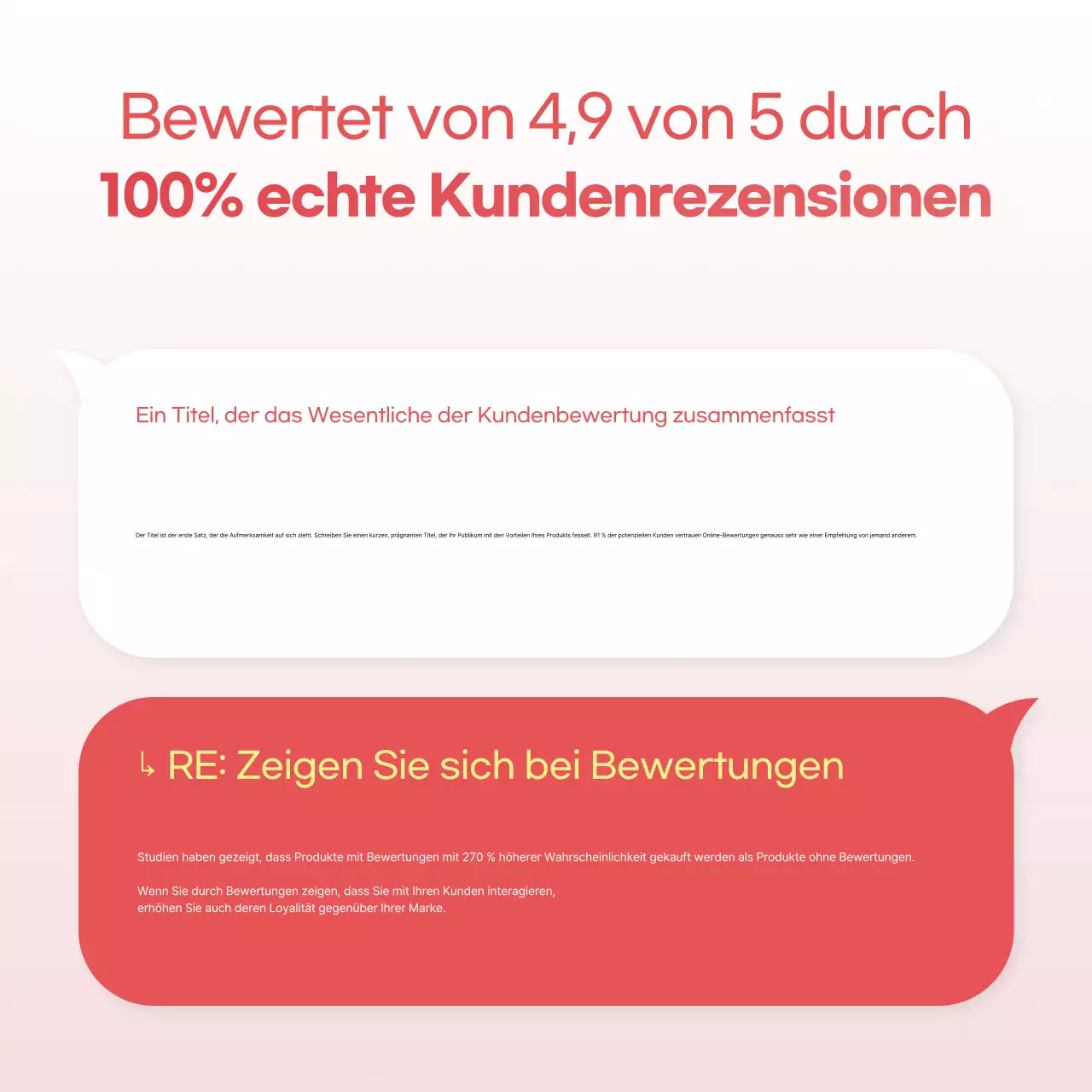 Red Modern Review Promotion