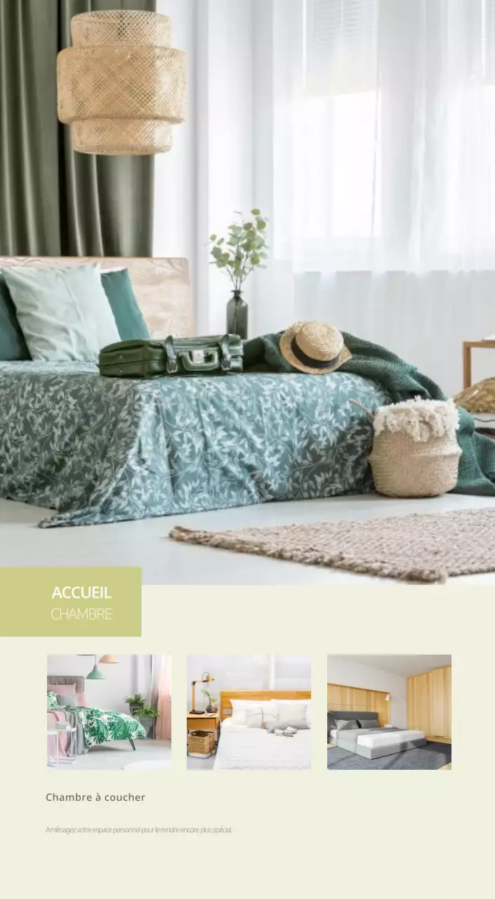 Calendrier intérieur minimaliste beige