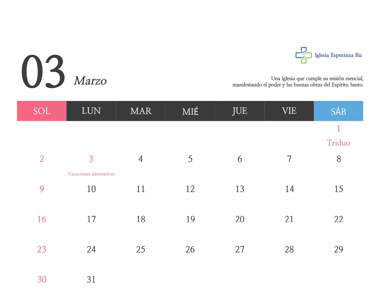 Caligrafía sencilla Promoción de la Biblia en la Iglesia