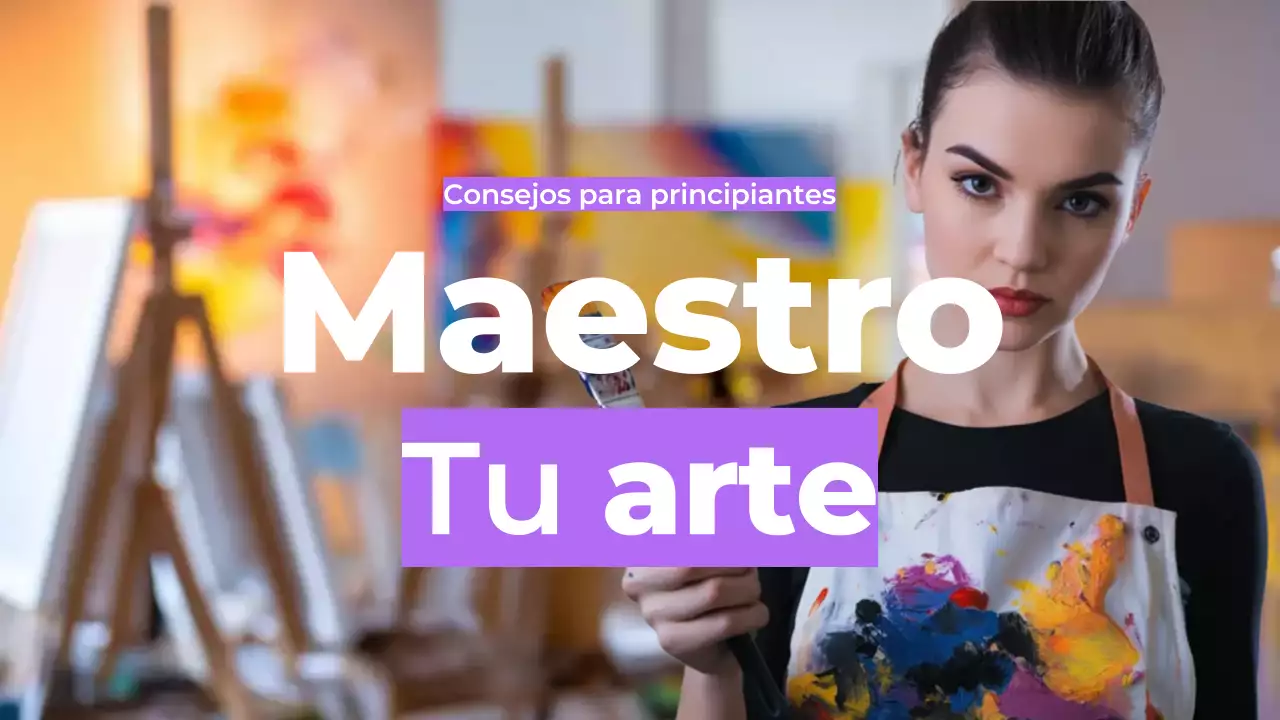 colorida guía de arte moderno