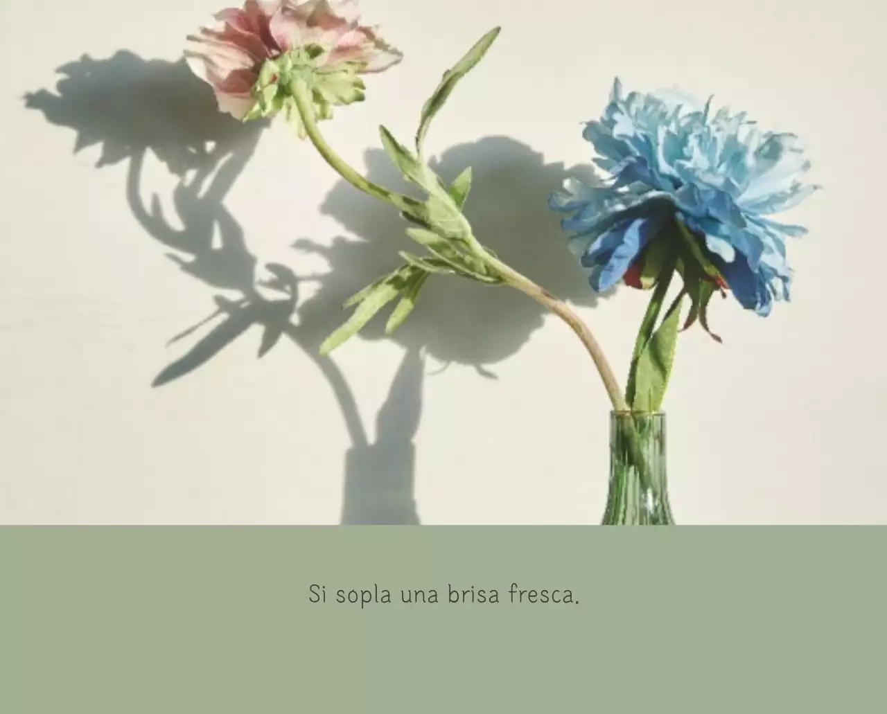 Calendario blanco de naturaleza botánica limpia