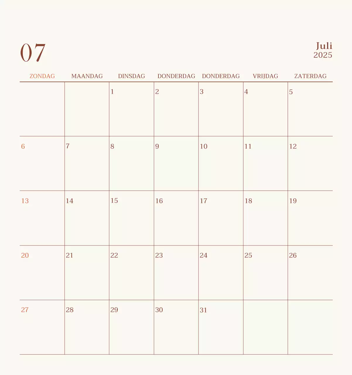 Promote Beige Vintage Café