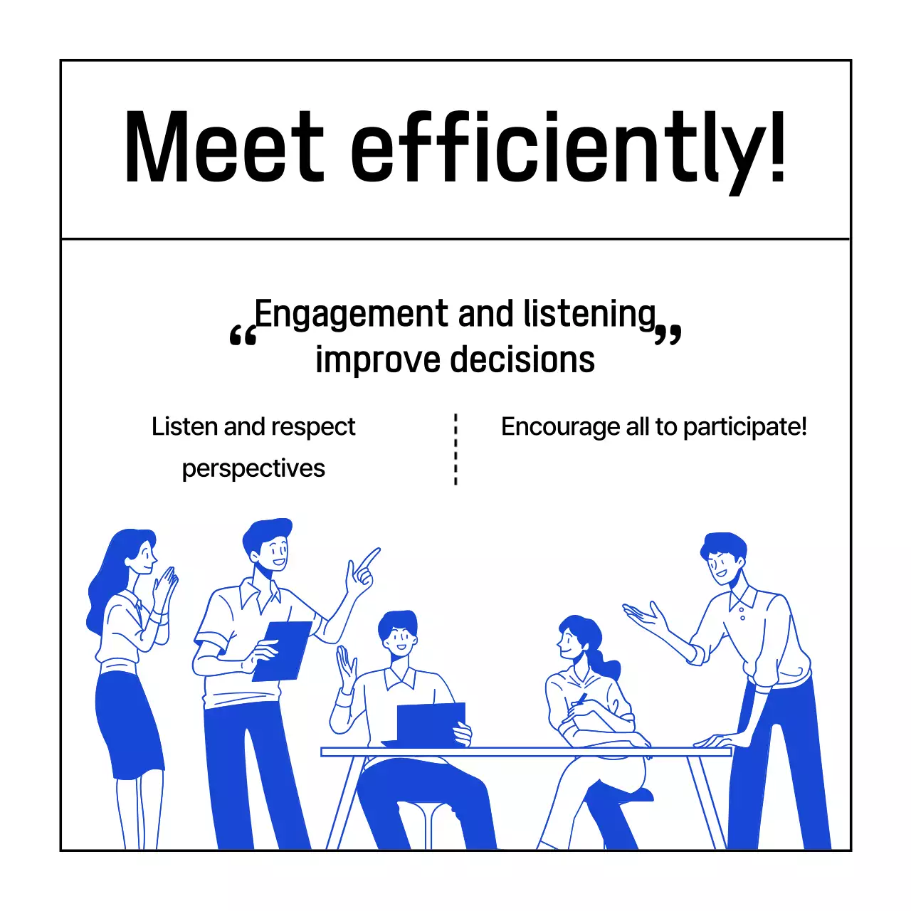 Blue Modern Business Newsletter Instagram Carousel