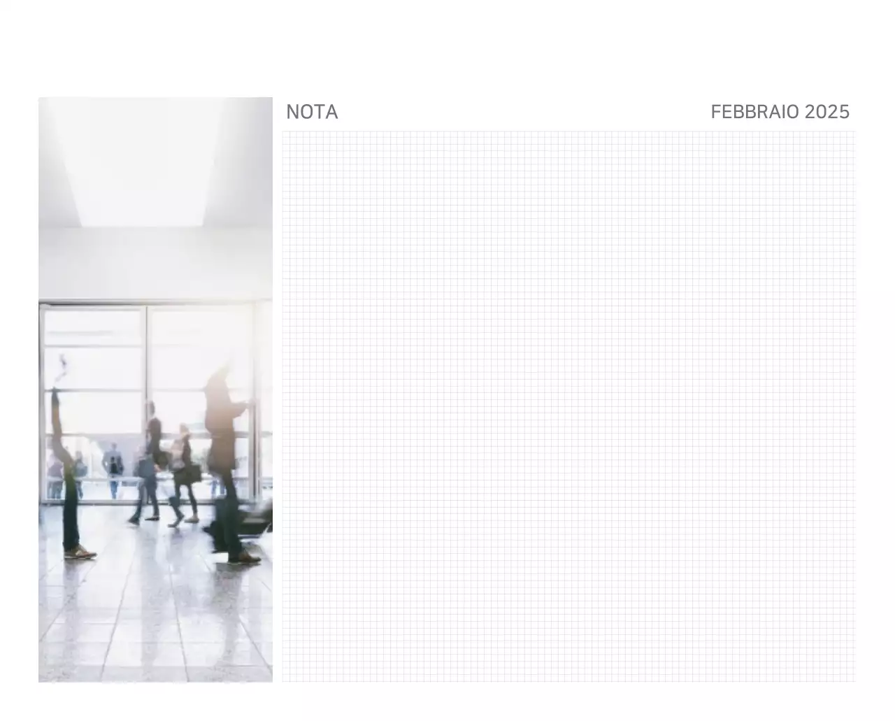 Calendario moderno blu Calendario moderno blu